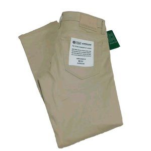 Rising Sun & Co Slim Fit Jeans Mens 30x30 Beige Microfiber SuedeLuxe Twill Pants